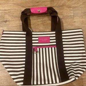 Henri Bendel Large Canvas Tote Bag
